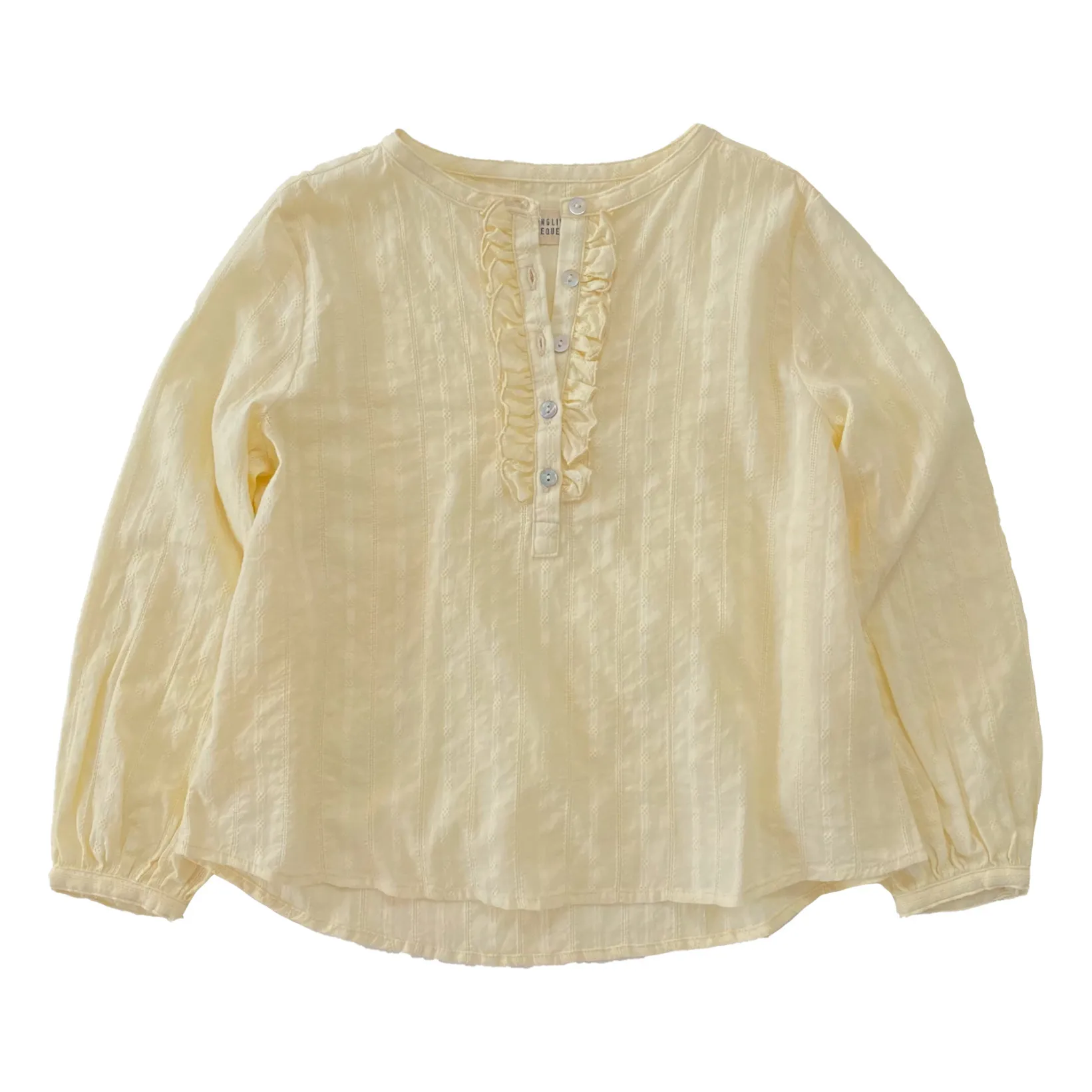 Longlivethequeen Off White Embroidered Blouse