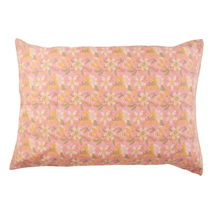Valerie Organic Cotton Pillowcase | Pink- Product image n°0
