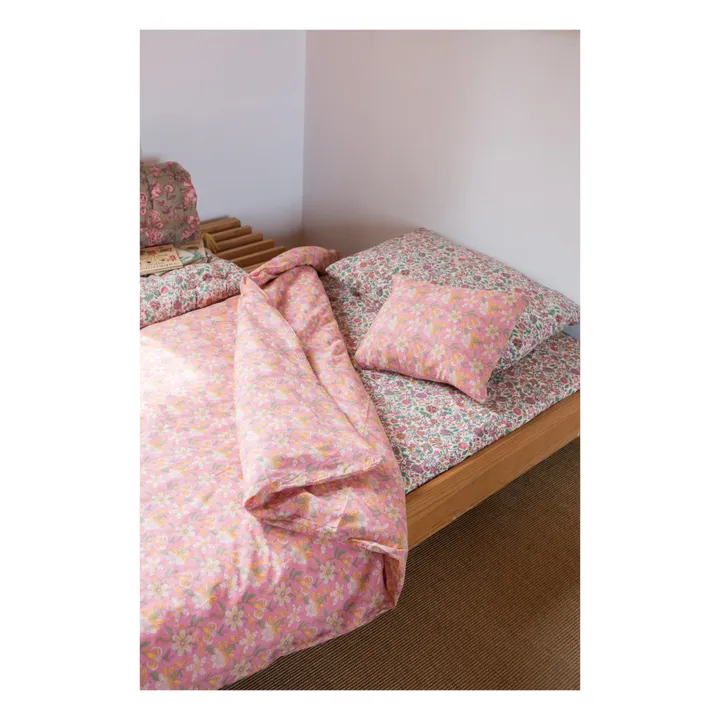 Valerie Organic Cotton Pillowcase | Pink- Product image n°1