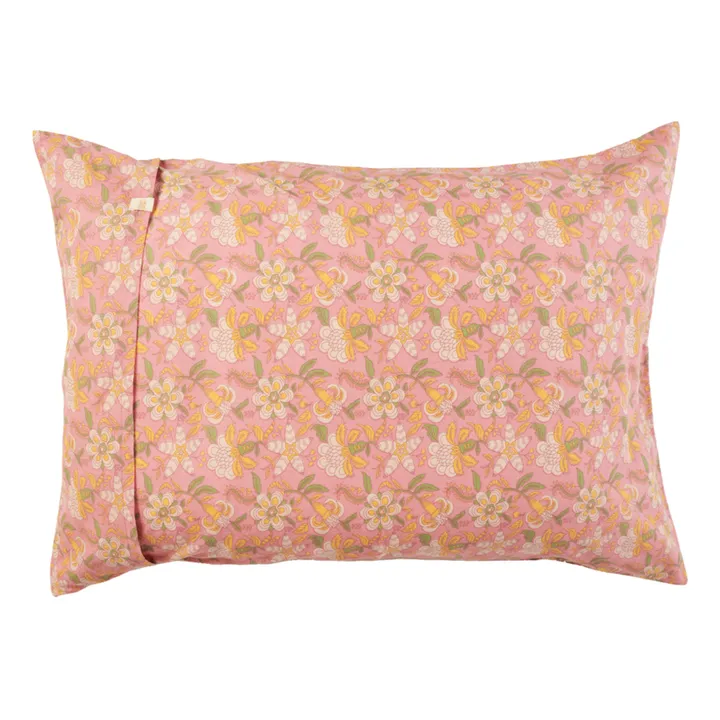 Valerie Organic Cotton Pillowcase | Pink- Product image n°4