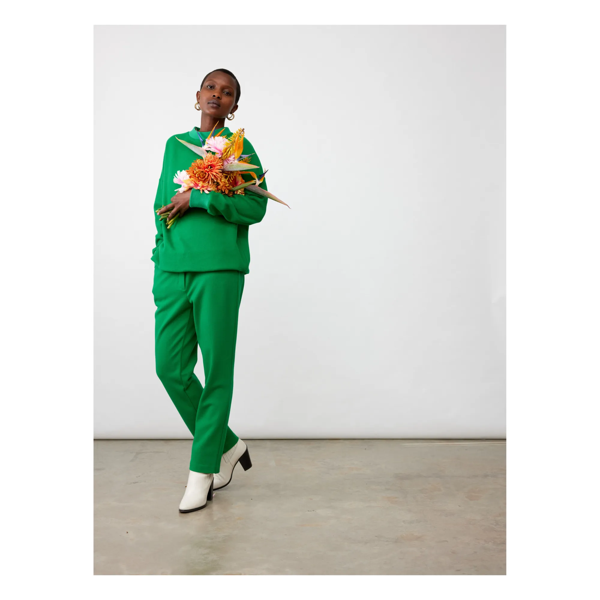 Collectors Club Emerald Green Porter Woollen Trousers