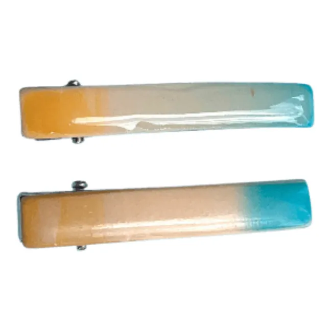 Hair Clips - Set of 2 | Turquoise