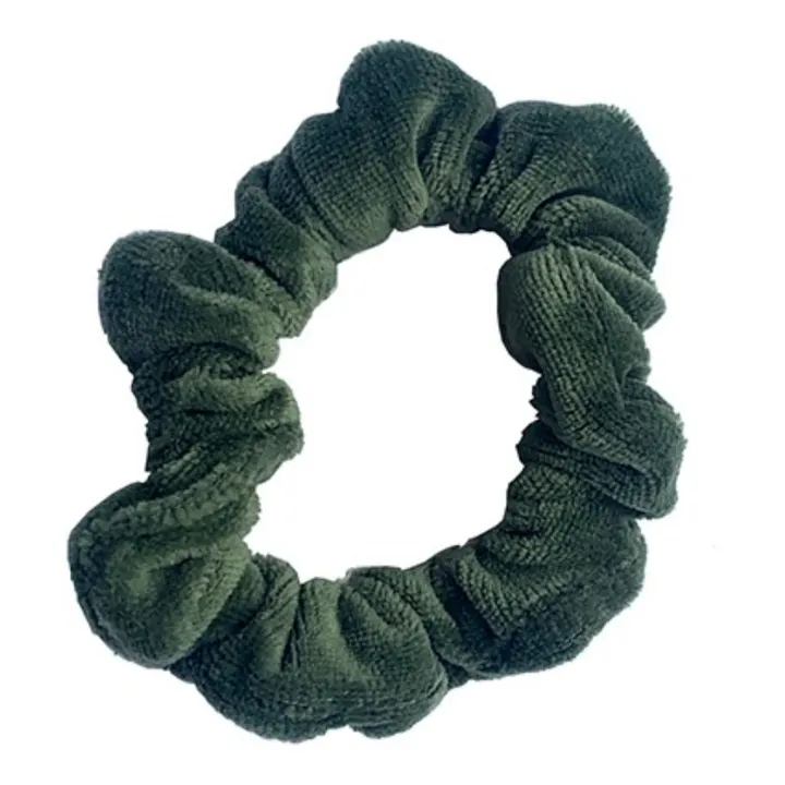 Dos Pampers de terciopelo | Verde Kaki- Imagen del producto n°1