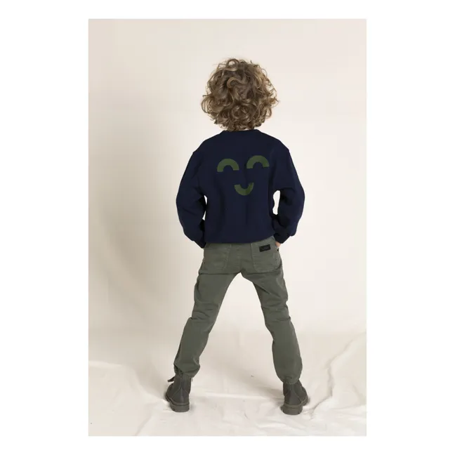 Pantalón chino con cintura elástica Skater | Verde Kaki