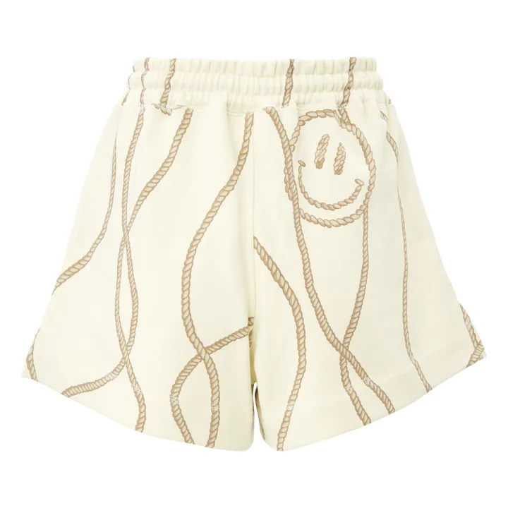 Isoli Software Organic Cotton Symbol Shorts | Beige- Product image n°1