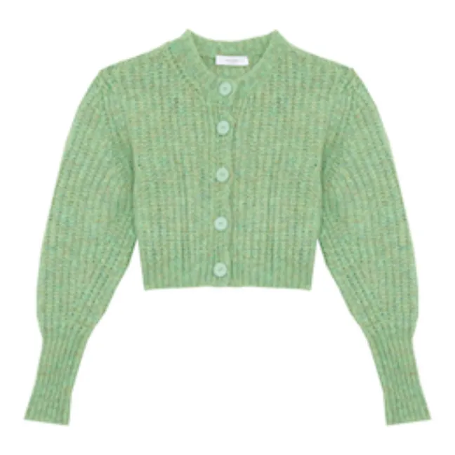 Pole Position Wool and Mohair Vest | Green