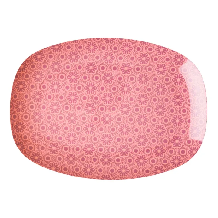 Marrakesh Rectangular Plate | Pink- Product image n°0