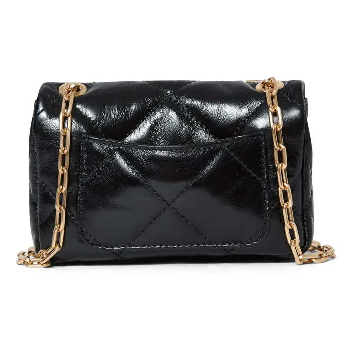 Sac Nano Moon Cuir Craquelé | Noir- Image produit n°6