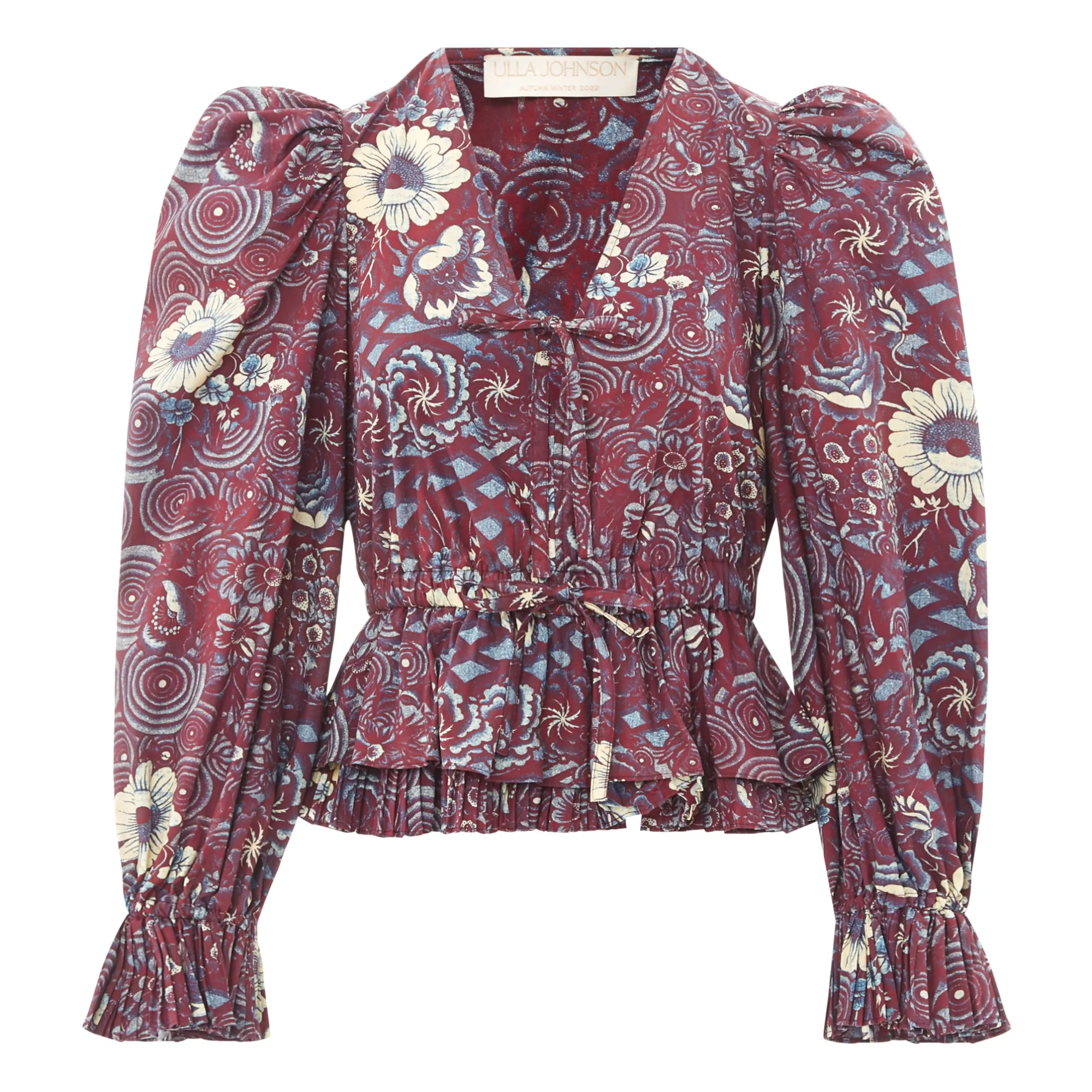 Ulla Johnson Midnight Blue Ren Blouse