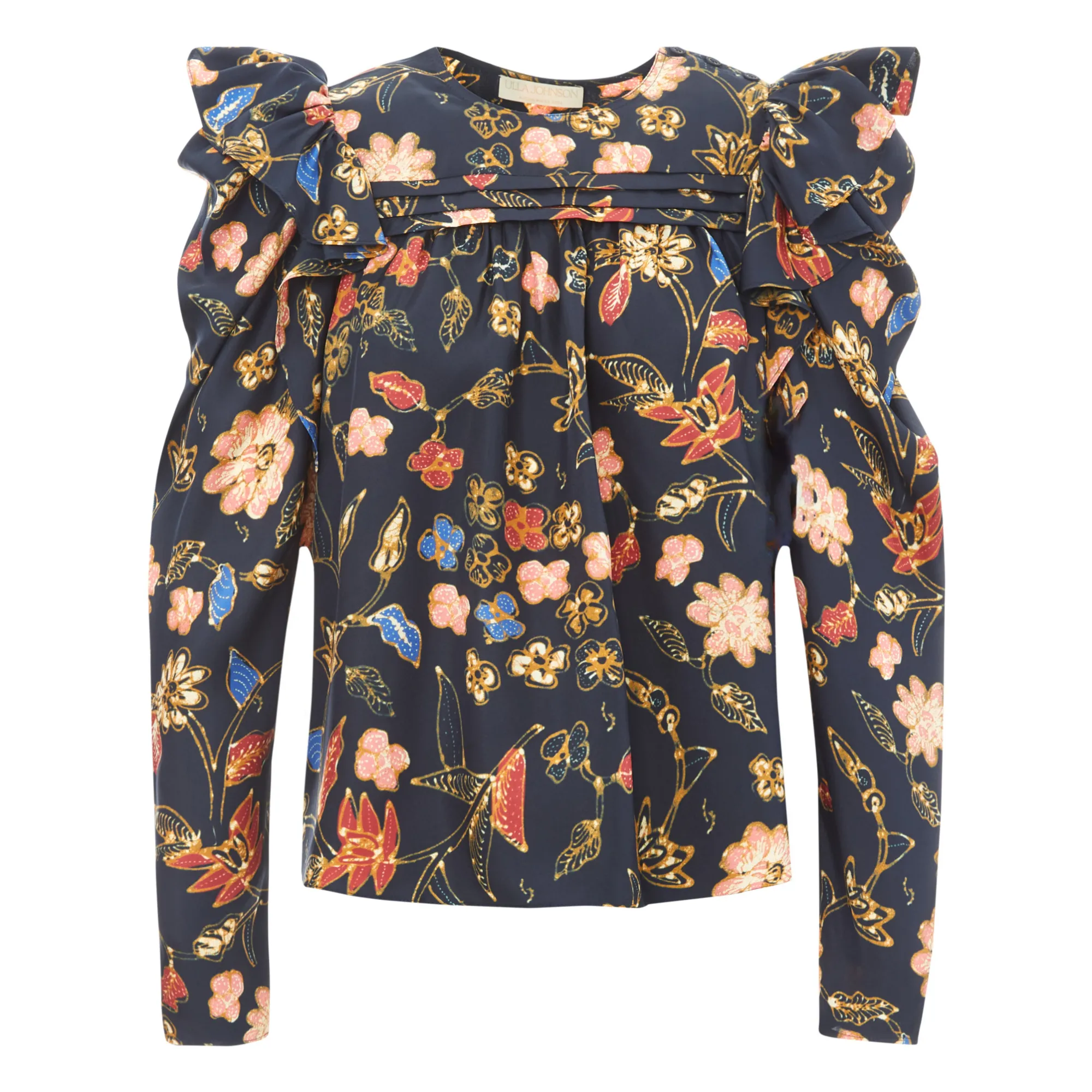 Ulla Johnson Black Mattie Blouse