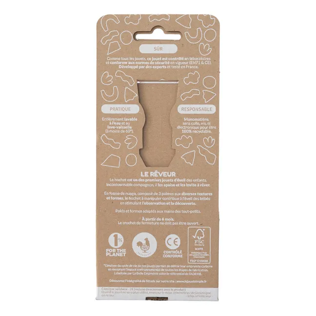 Hochet à manipuler  | Bleu