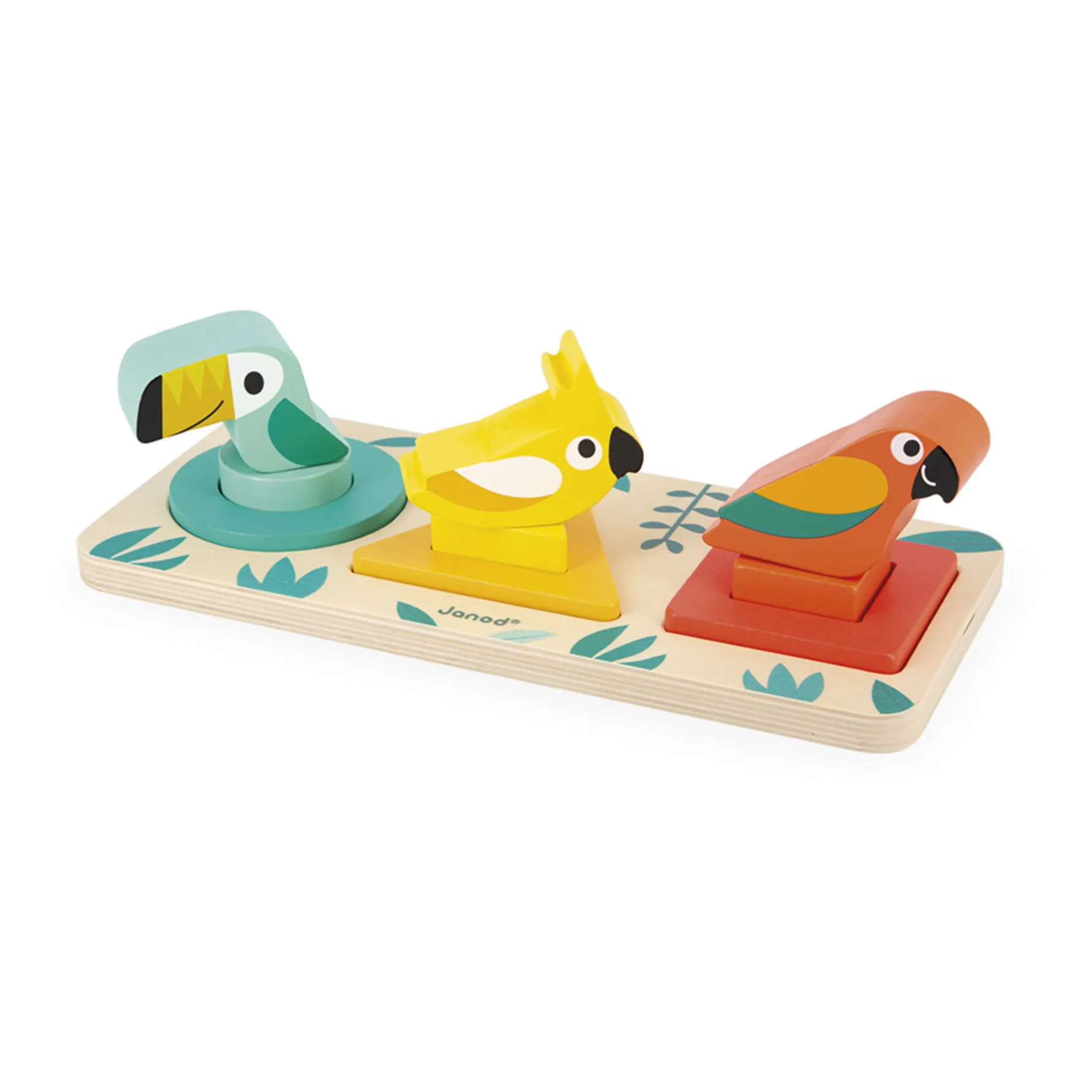 Janod Multicoloured Tropik Shapes