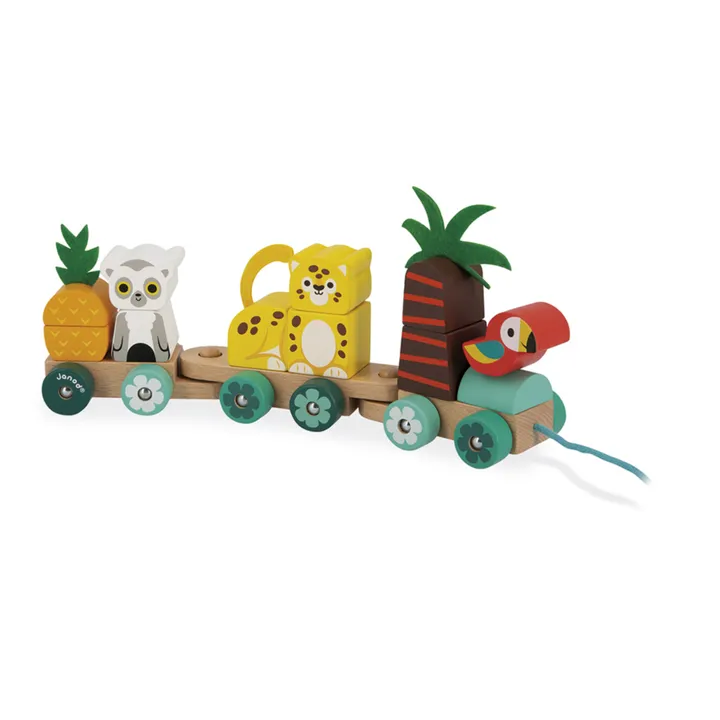 Tropical Pull-Along Train- Product image n°0