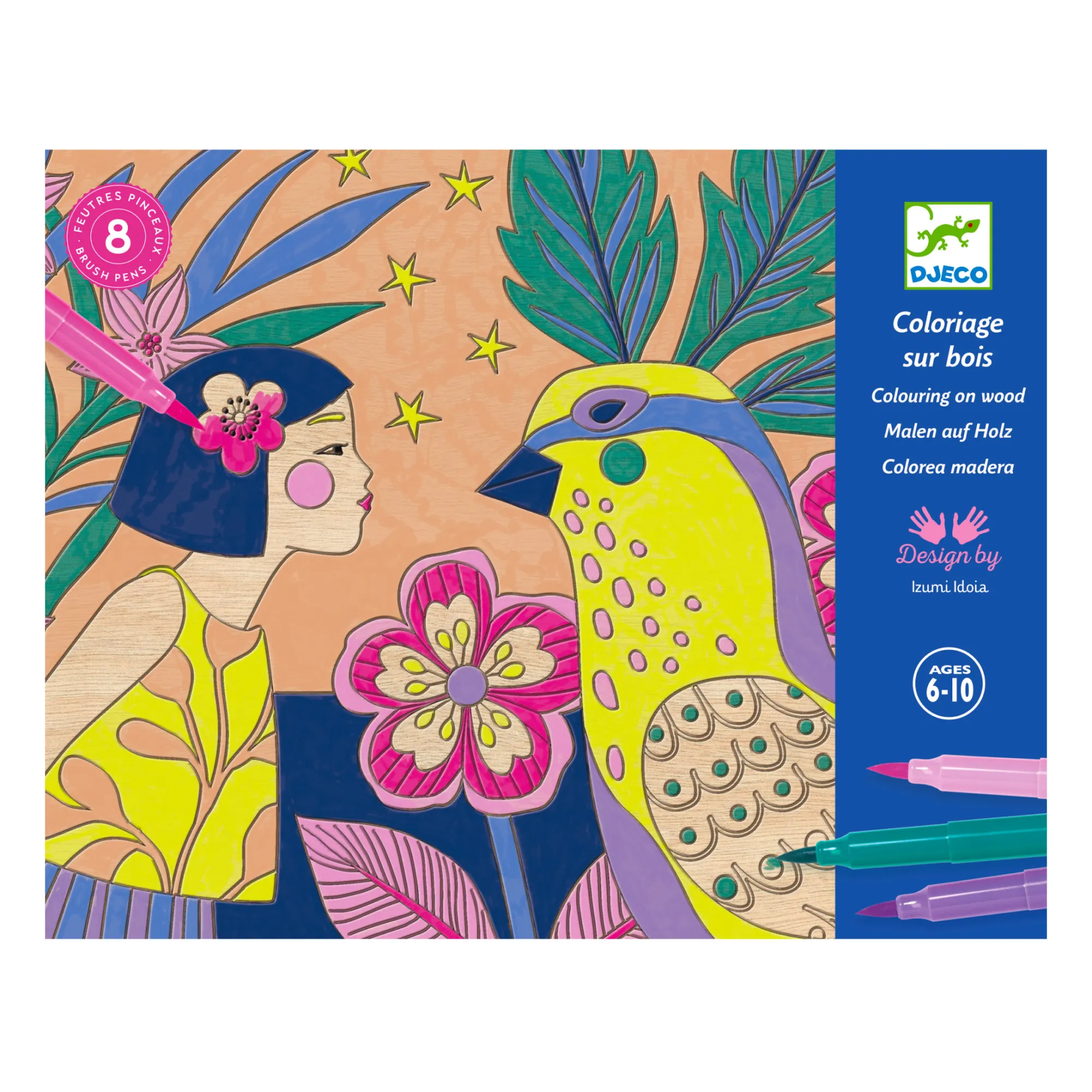 Djeco Girls Multicoloured Sweet Colouring-In
