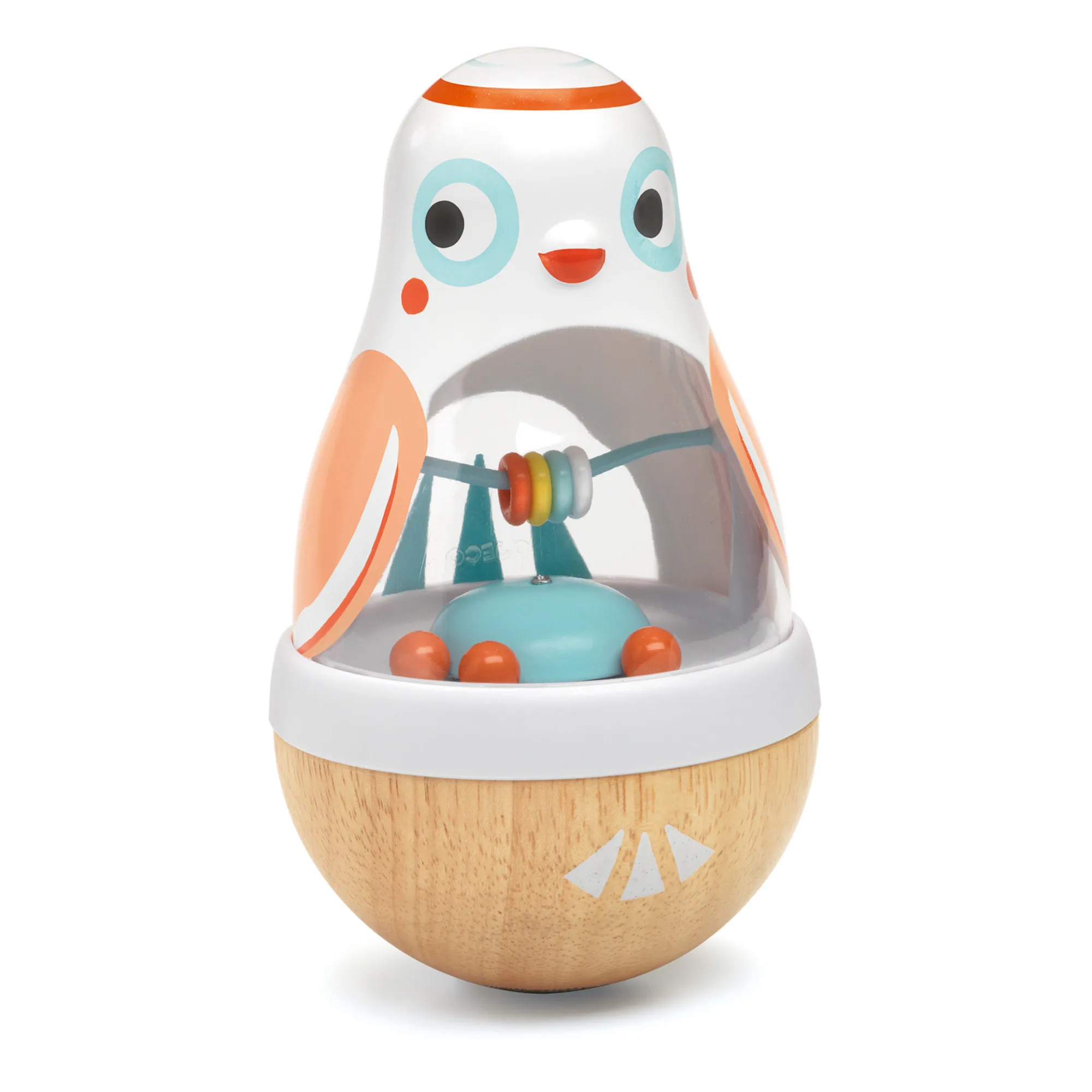 Wooden Owl Roly Poly- Product image n°0