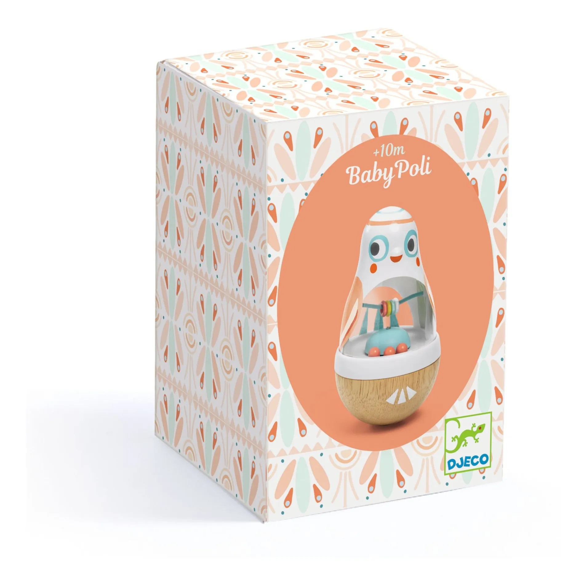 Wooden Owl Roly Poly- Product image n°1