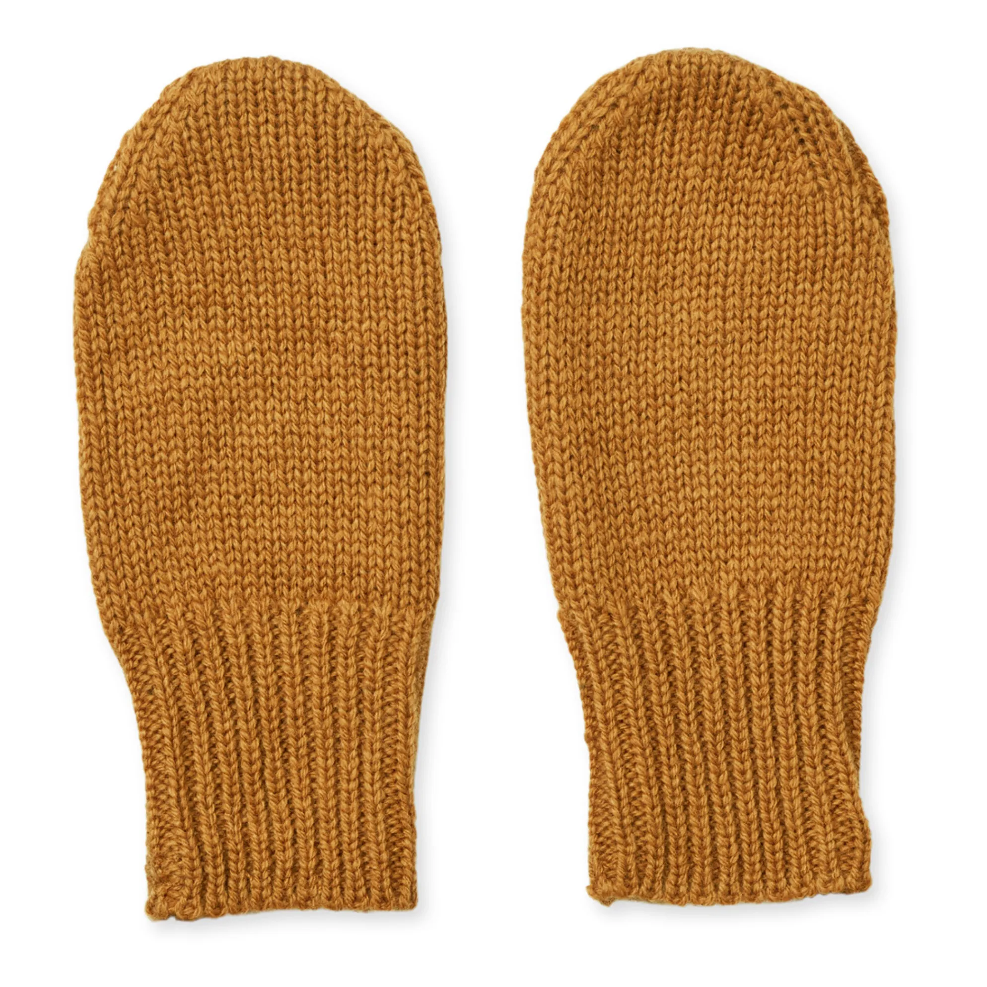 Liewood Caramel Merino Wool Mittens
