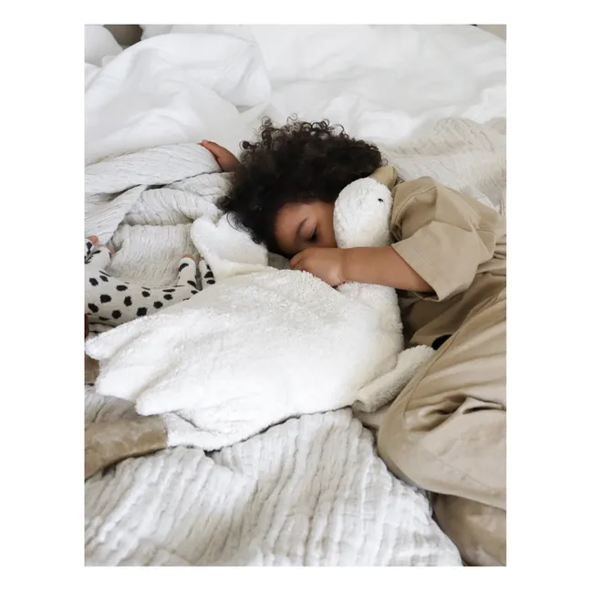 Cuddly animal Goose large | white | White