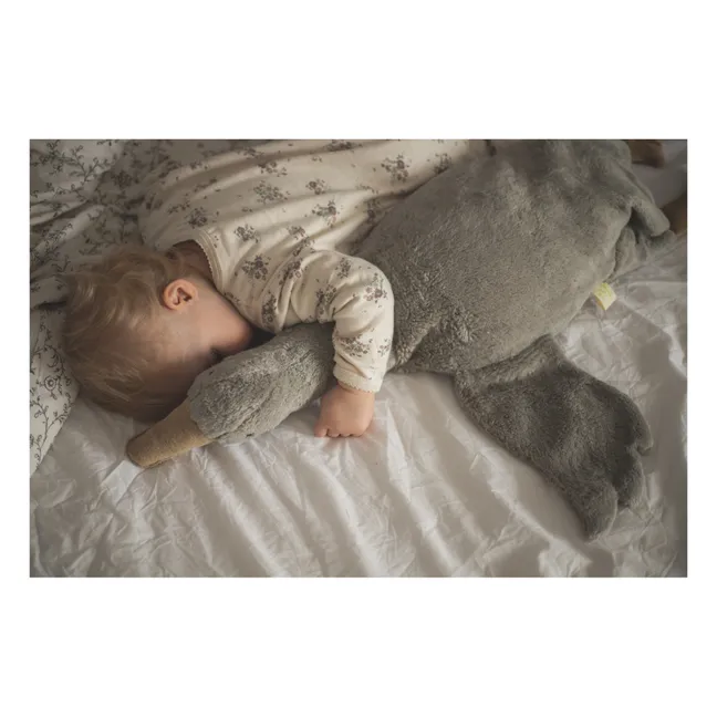 Cuddly animal Goose large | grey | Grey