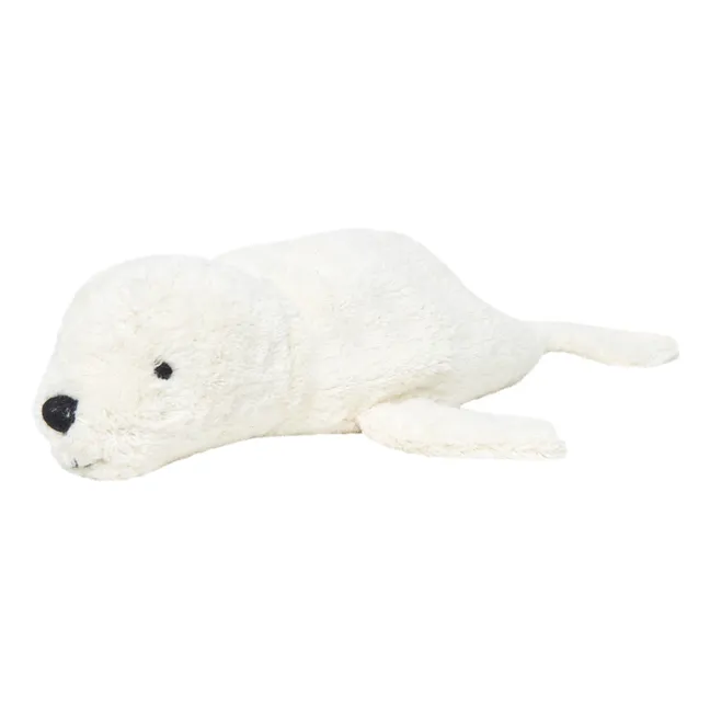 Peluche-borsa dell'acqua calda, motivo: foca | Bianco