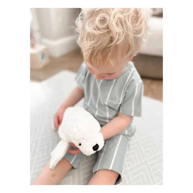 Peluche-borsa dell'acqua calda, motivo: foca | Bianco