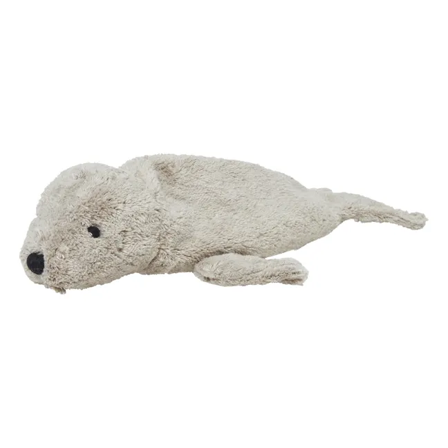 Peluche-borsa dell'acqua calda, motivo: foca | Grigio