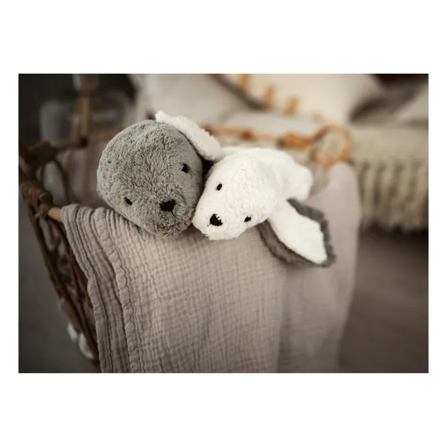 Peluche bouillotte Phoque | Gris