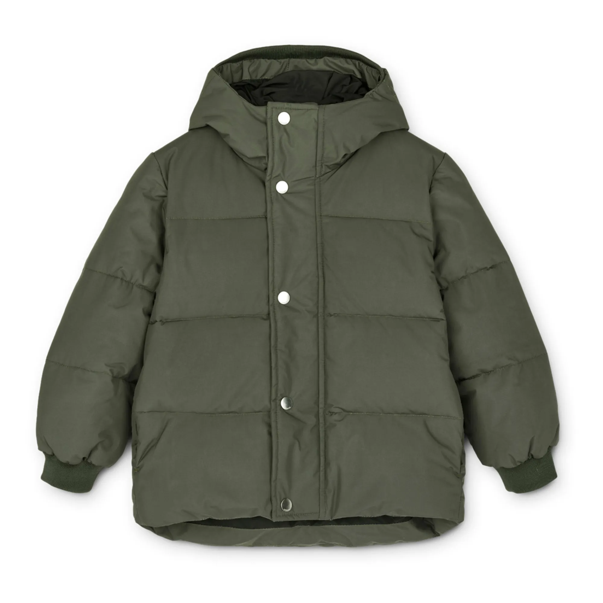 Liewood Chrome Green Palle Recycled Polyester Puffer Jacket