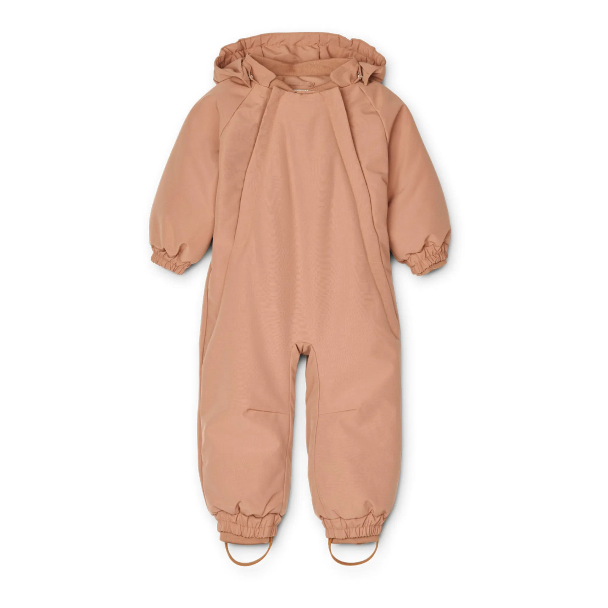Liewood Pink Recycled Polyester And Linen Snow Suit