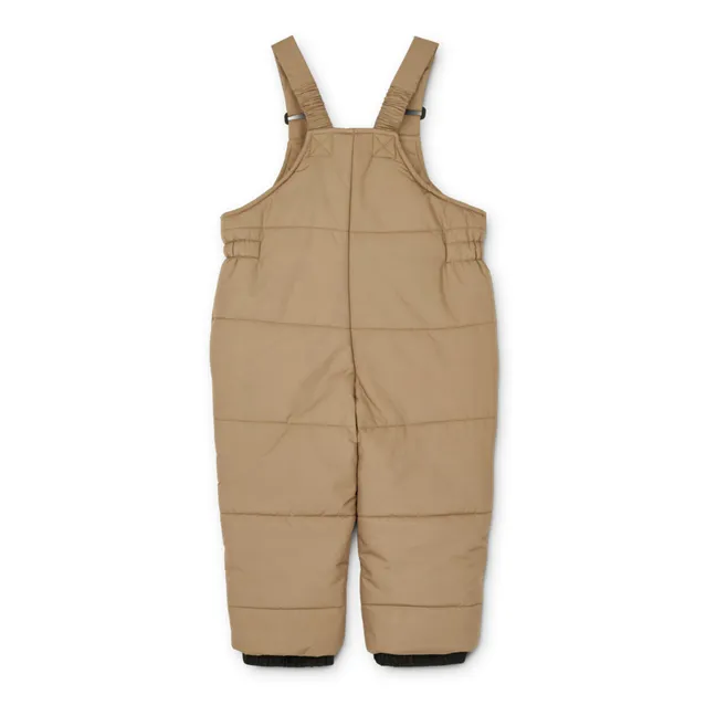 Olive Recycled Polyester Ski Trousers | Beige