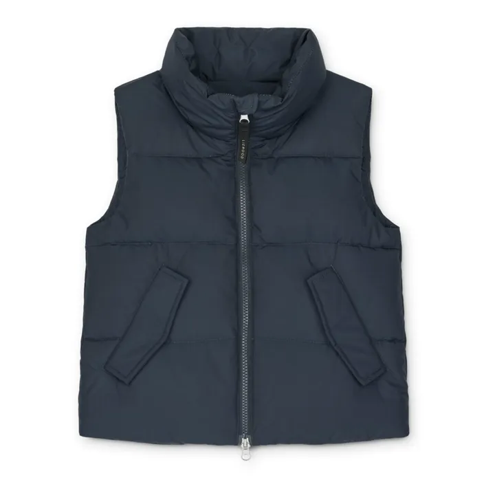 Karri Recycled Polyester Puffer Vest | Navy blue- Product image n°0