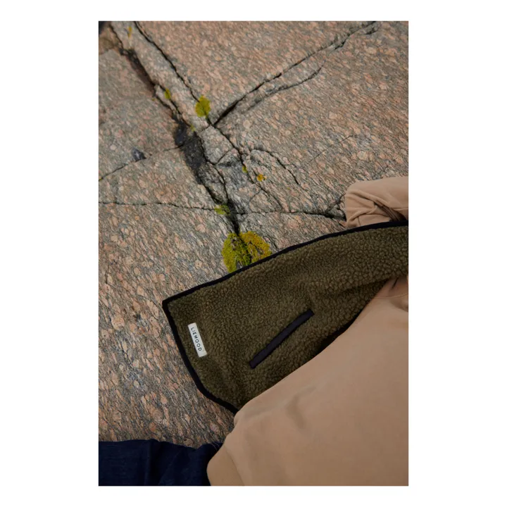 Diana Recycled Polyester Puffer Vest | Khaki- Product image n°4