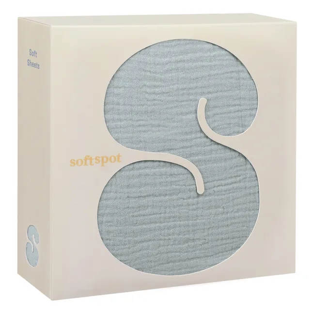 Spannbetttuch aus Bio-Baumwolle | Cloud