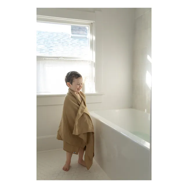 Lange d'emmaillotage en coton bio 120x120 cm | Hojicha