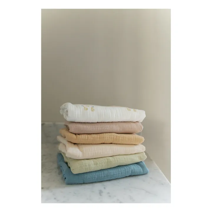 Organic Cotton Swaddling Cloth - 120 x 120 cm | River- Product image n°5