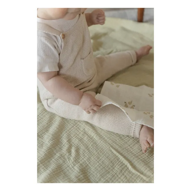 Manta para envolver al bebé de algodón orgánico 120x120 cm | Pea