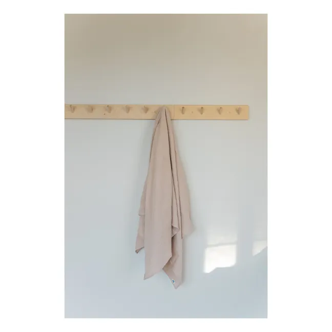 Lange d'emmaillotage en coton bio 120x120 cm | Rose