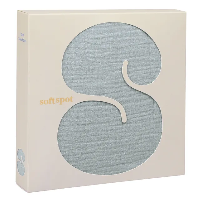 Lange d'emmaillotage en coton bio 120x120 cm | Cloud