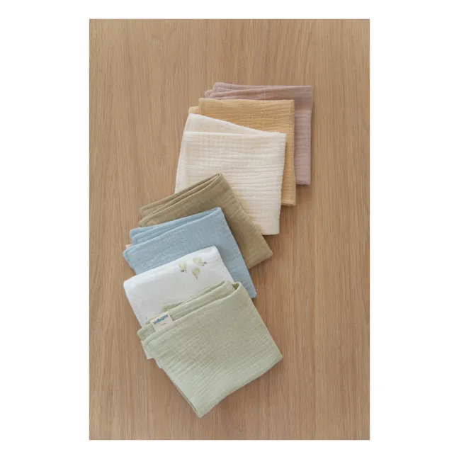 Asciugamani in cotone biologico Pear - Set di 7