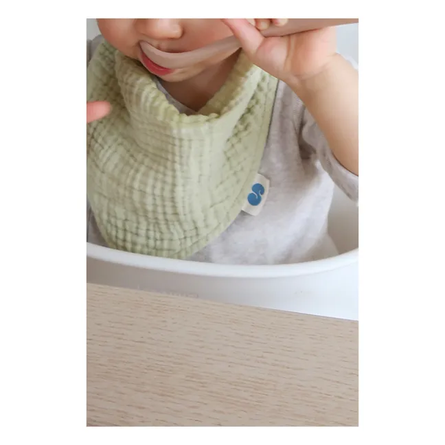 Garden bandana bibs in organic cotton - Set of 3 | Garden