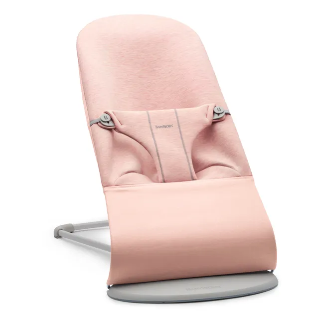 Bliss 3D Jersey Baby Bouncer | Powder pink