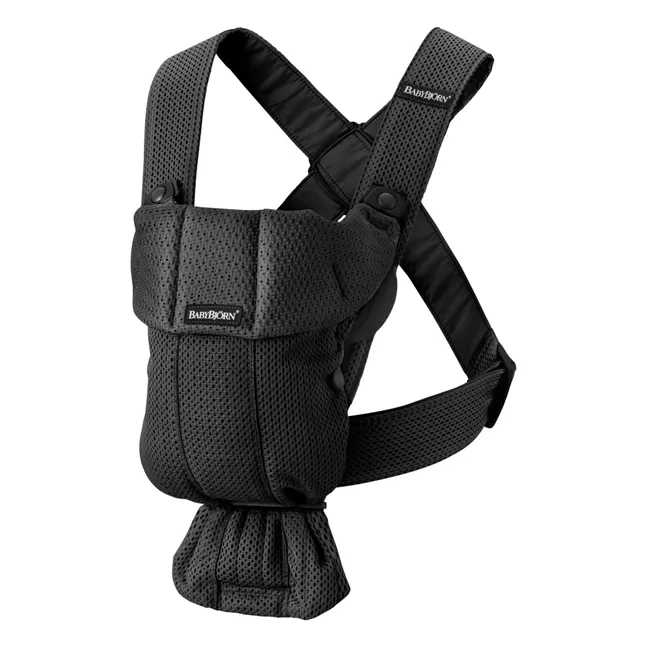 Porte-bébé Mini en mesh | Noir