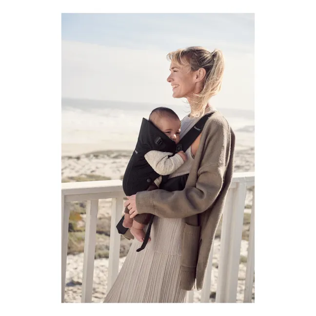 Porte-bébé Mini en mesh | Noir