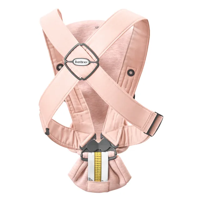 Portabebés mini de punto 3D | Rosa empolvado