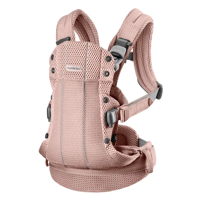 Mochila portabebés Harmony de malla | Rosa empolvado