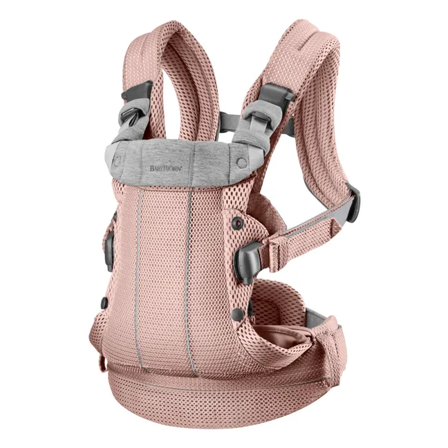 Mochila portabebés Harmony de malla | Rosa empolvado