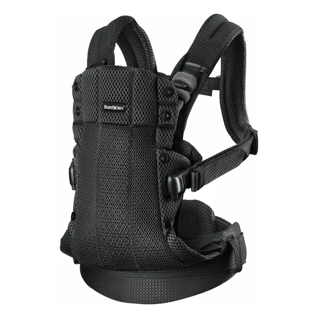 Mochila portabebés Harmony de malla | Negro