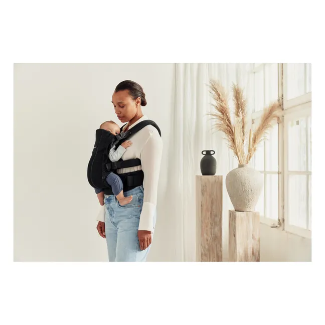 Mochila portabebés Harmony de malla | Negro