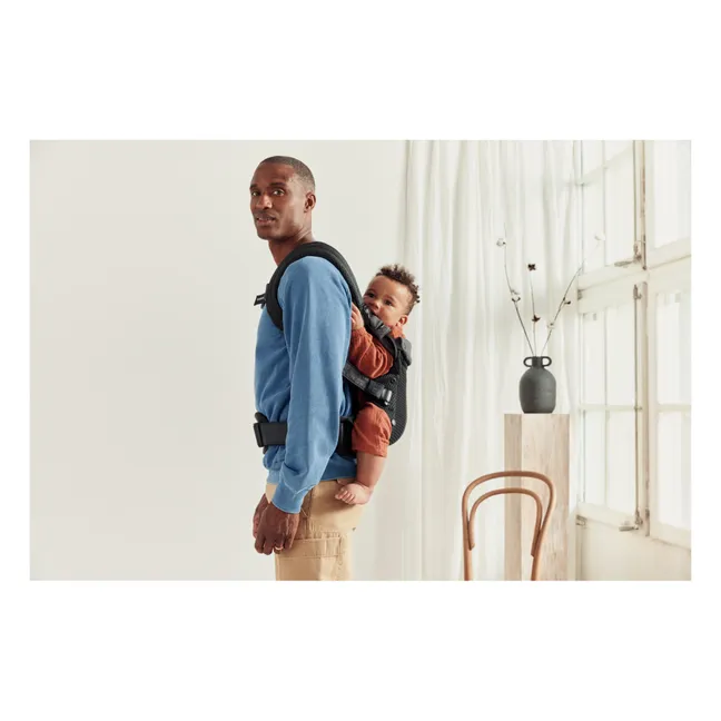 Mochila portabebés Harmony de malla | Negro