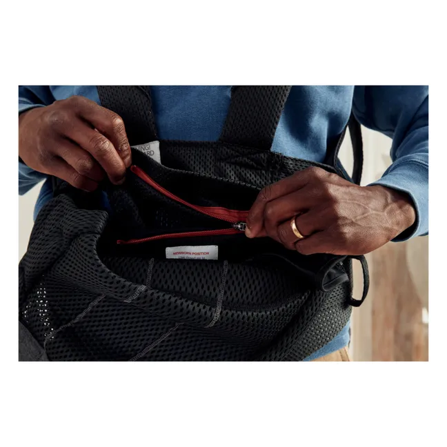 Mochila portabebés Harmony de malla | Negro